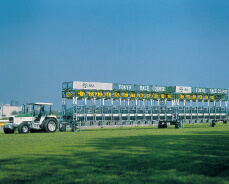 Horserace stall frames