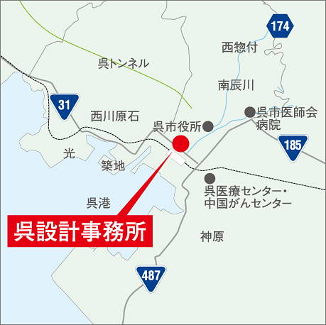 設計部周辺地図