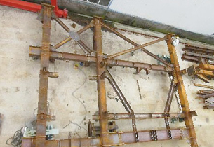 屋外仮組ヤード68m（L）x12m（W）x11m（H）