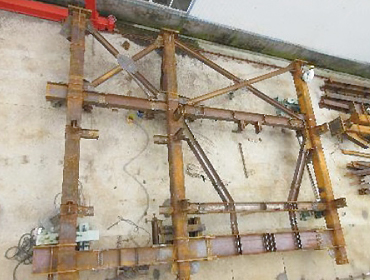 屋外仮組ヤード68m（L）x12m（W）x11m（H）